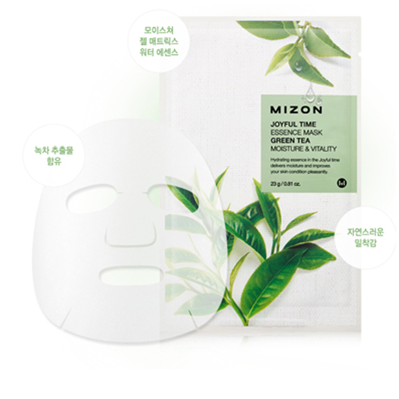 Mizon Joyful Time Essence Mask Green Tea (23g)