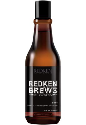 Redken Brews 3-in-1 Shampoo (300 ml)