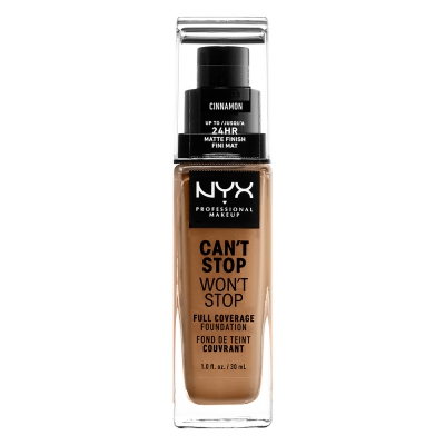 NYX Professional Makeup Cant Stop Wont Stop Foundation 15.5 Cinnamon