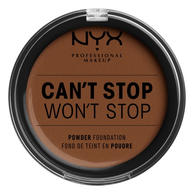 NYX Professional Makeup Cant Stop Wont Stop Powder Foundation 19 Mocha