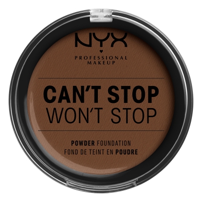 NYX Professional Makeup Cant Stop Wont Stop Powder Foundation 22 Deep Cool