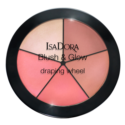 IsaDora Blush & Glow Wheel Peachy Rose Pop
