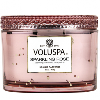 Voluspa Boxed Corta Maison Glass Candle Sparkling Rose 45tim (312g)