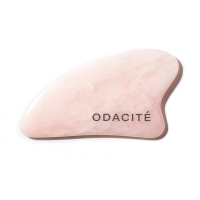 Odacité Crystal Contour Gua Sha Rose Quartz Beauty Tool