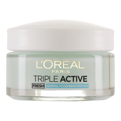 L'Oréal Paris Triple Active Fresh Gel-Cream Day Hydrating Cream Normal-Combination Skin (50ml)