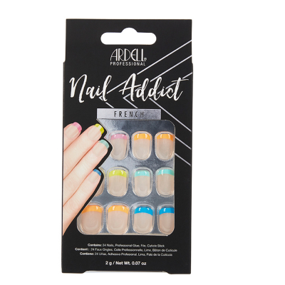 Ardell Nail Addict French Rainbow