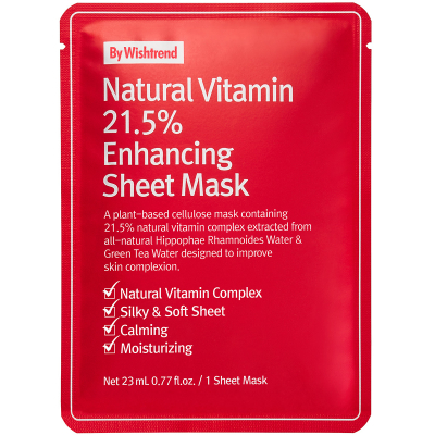 By Wishtrend Natural Vitamin 21.5% Enhancing Sheet (23ml)