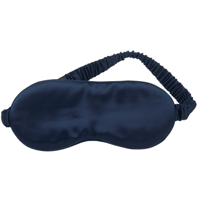 Lenoites Mulberry Sleep Mask With Pouch, Blue