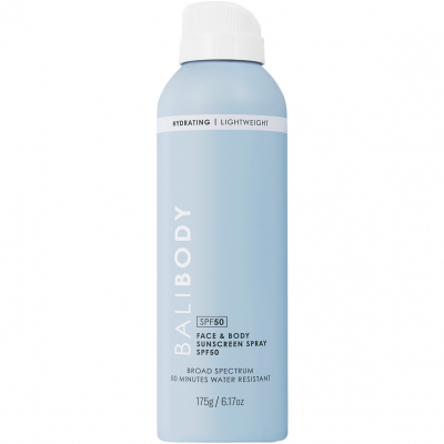 Bali Body Face And Body Sunscreen Spray 50+ Aerosol (175 ml)