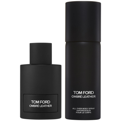 Tom Ford Ombre Leather Set with All Over Body Spray Set (100 + 10 ml)