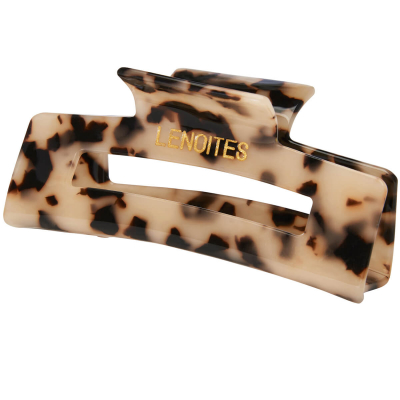 Lenoites Premium Eco-Friendly Hair Claw Nude Leopard