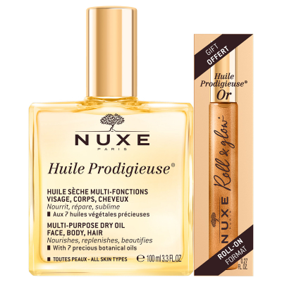 Nuxe Huile Prodigieuse Multipurpose Dry Oil And Roll-On Limited Edition (108 ml)
