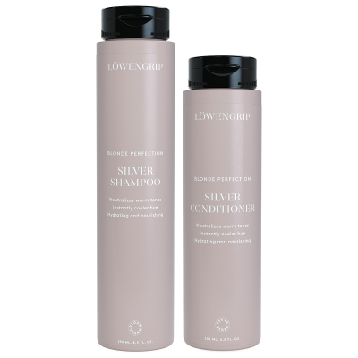 Löwengrip Blonde Perfection Silver Shampoo And Conditioner Value Pack (250 + 200 ml)