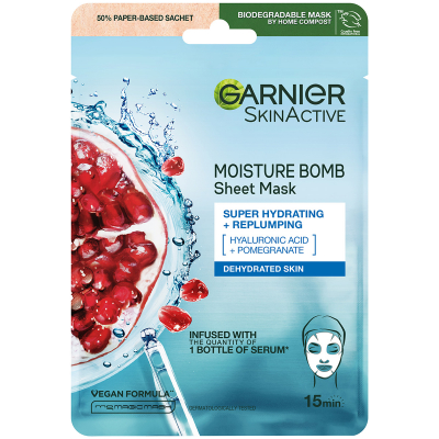 Garnier Skin Active Moisture Bomb Super-Hydrating and Energizing Sheet Mask (1 pcs)