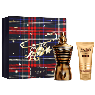 Jean Paul Gaultier Set Le Male Elixir Parfum + All-Over Shower Gel (125 ml + 75 ml)