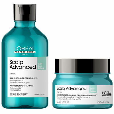 L'Oreal Professionnel Scalp Advanced Anti-Oiliness Haircare Duo