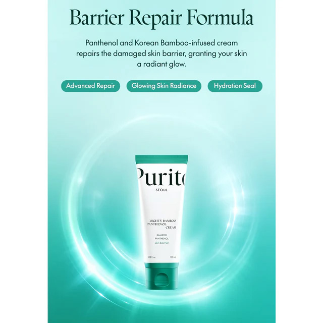 PURITO Mighty Bamboo Panthenol Cream (100 ml) Breed assortiment