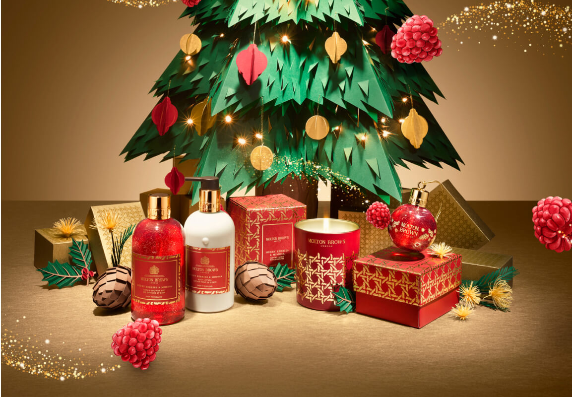 Molton Browns collectie voor de feestdagen is er