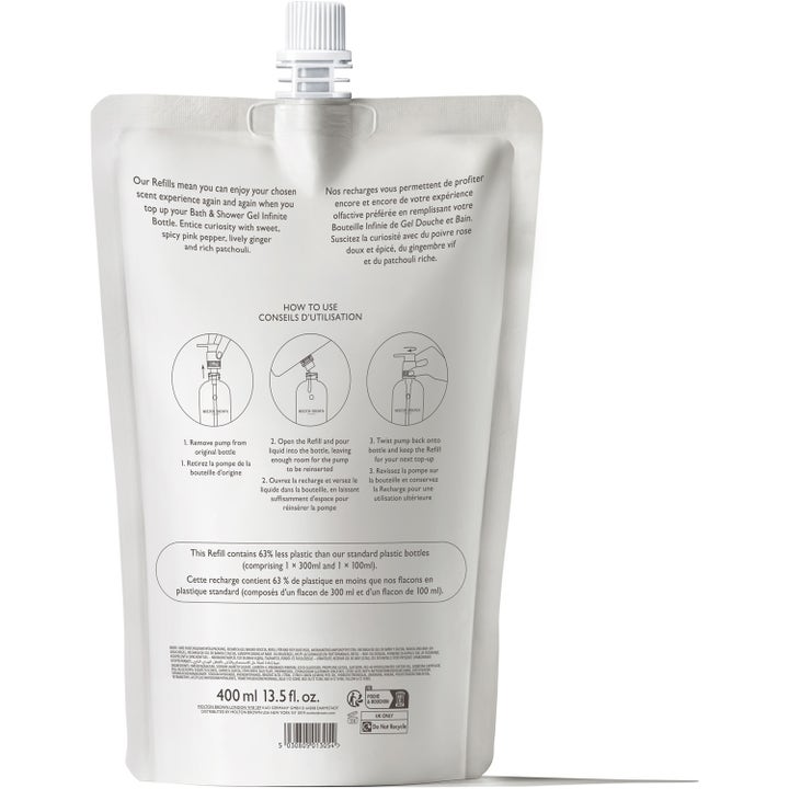 Fiery Pink Pepper Bath & Shower Gel Refill