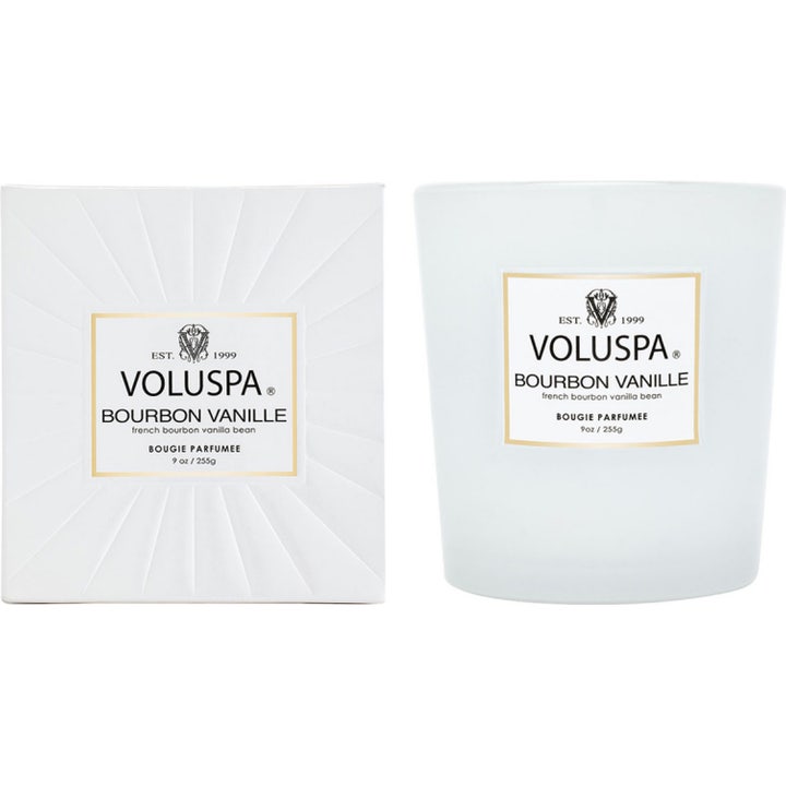 Boxed Candle Bourbon Vanille