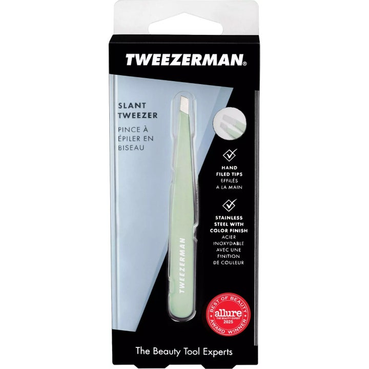 Retail Pistachio Full Slant Tweezer