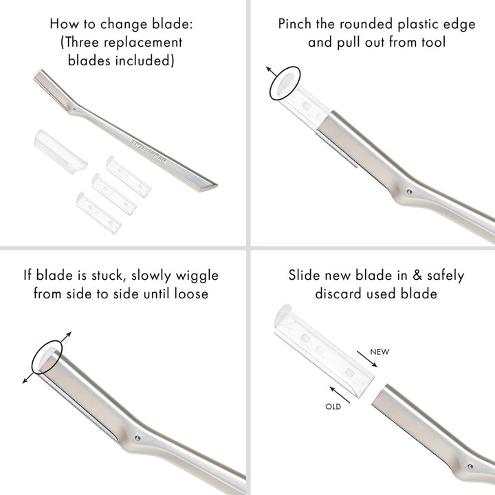 Facial Razor Replacement Blades Retail