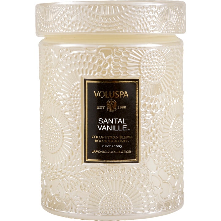 Small Glass Jar Santal Vanille 50H