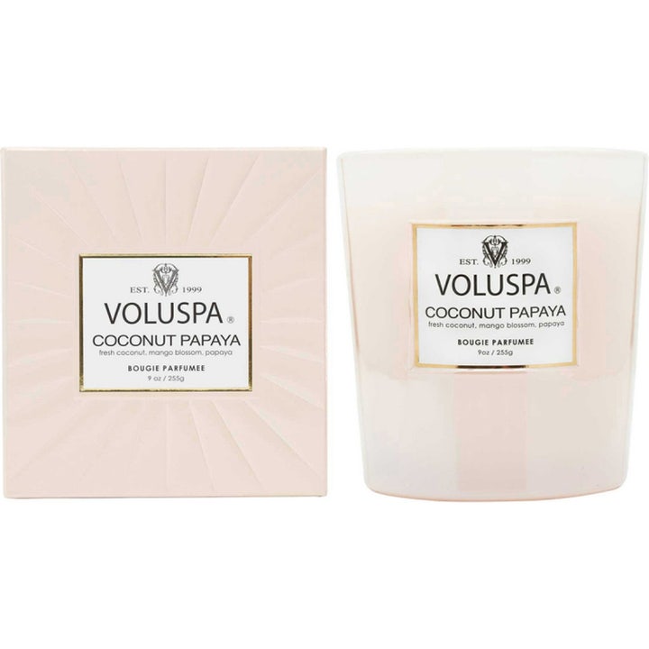 Boxed Candle Coconut Papaya