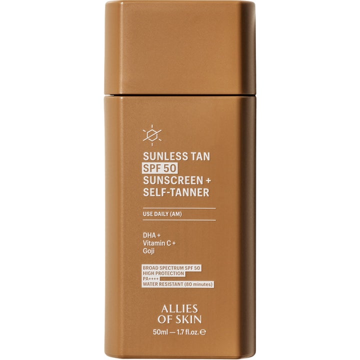 Sunless Tan SPF 50 Sunscreen + Self-Tanner